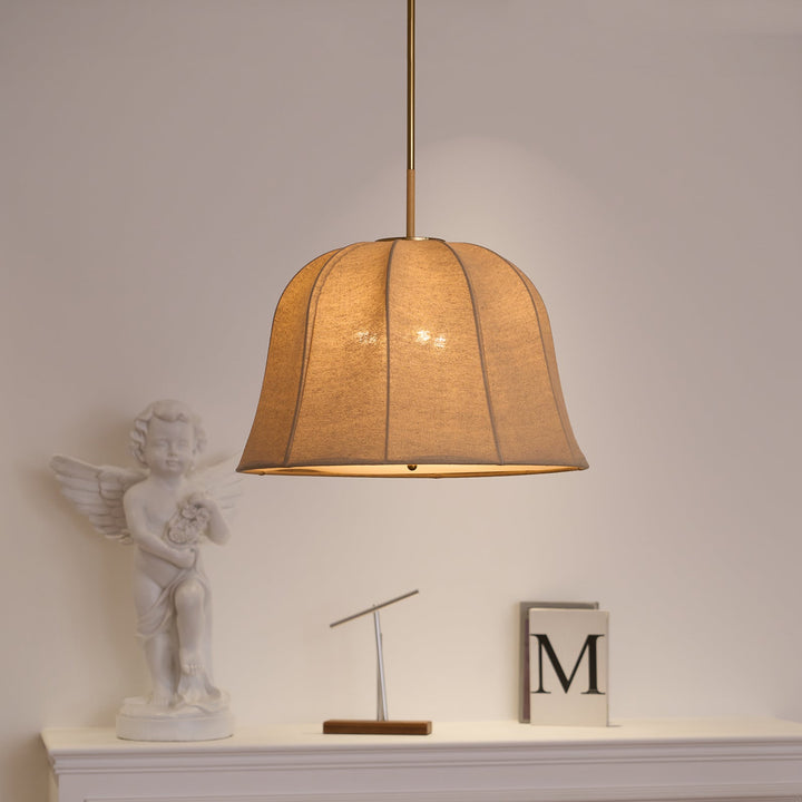 Lampa wisząca Sienna z lnu