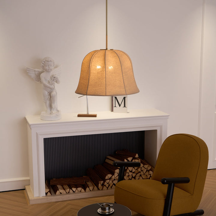 Lampa wisząca Sienna z lnu