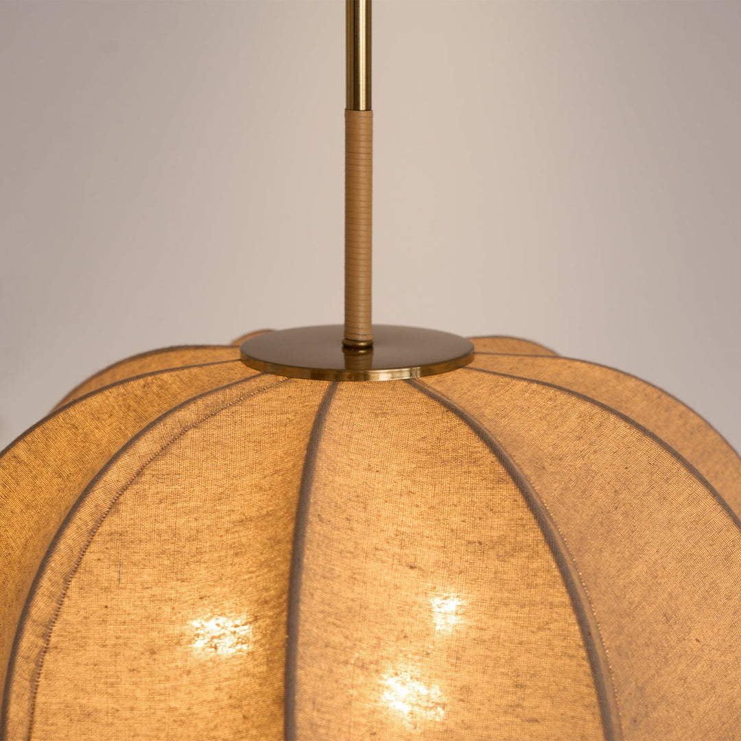 Lampa wisząca Sienna z lnu