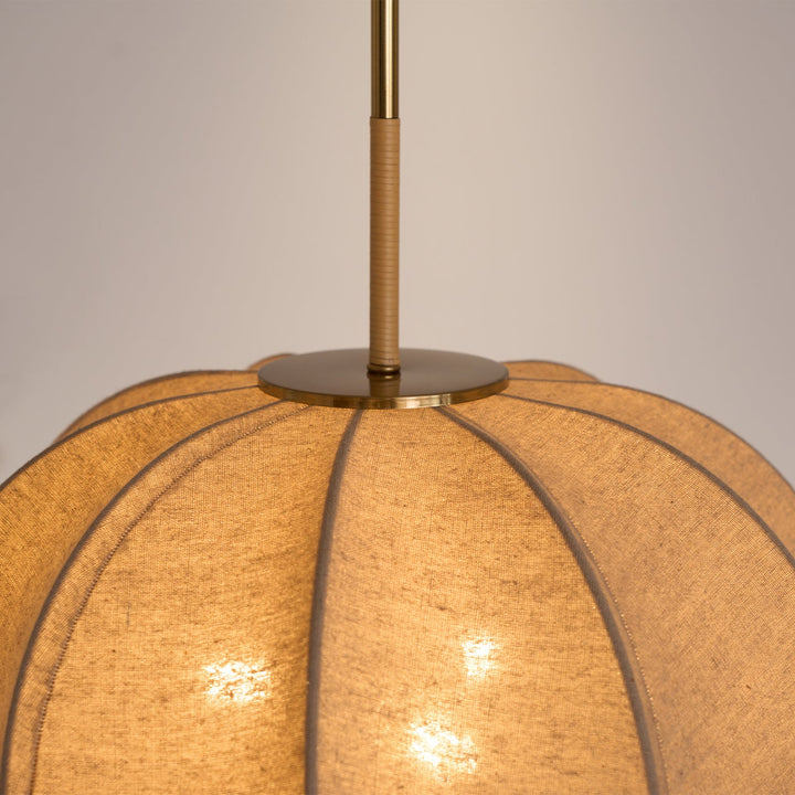 Lampa wisząca Sienna z lnu