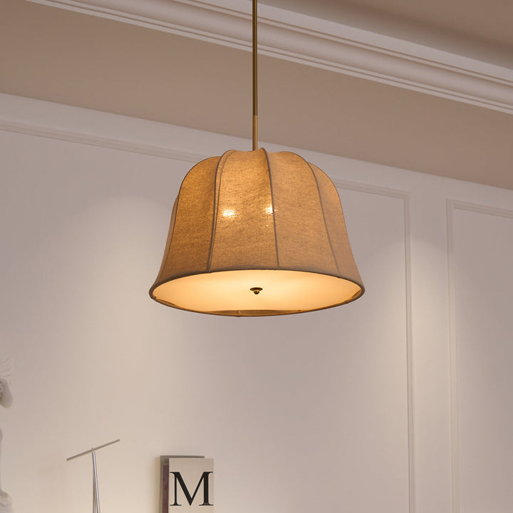 Lampa wisząca Sienna z lnu