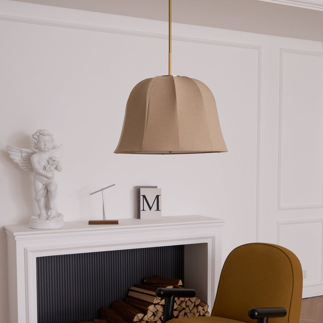 Lampa wisząca Sienna z lnu