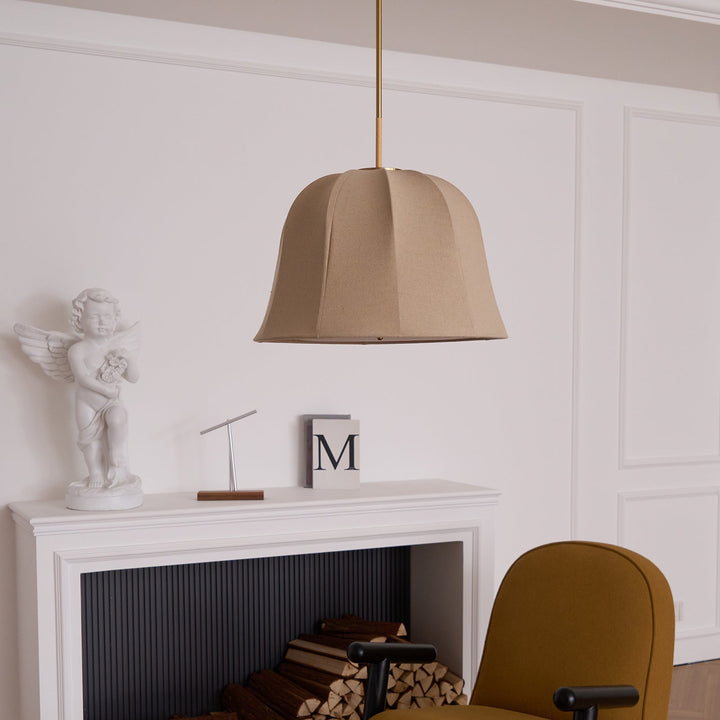 Lampa wisząca Sienna z lnu