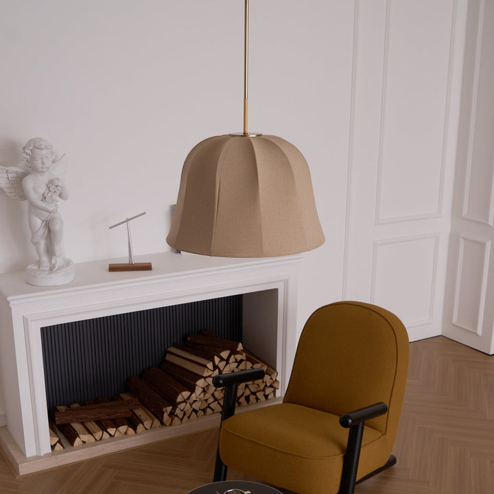 Lampa wisząca Sienna z lnu