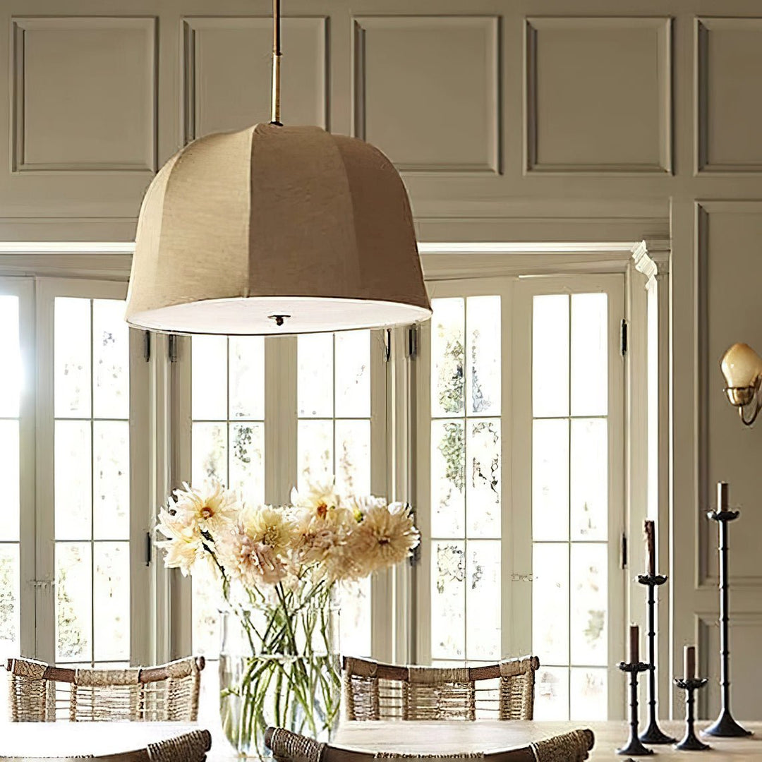 Lampa wisząca Sienna z lnu