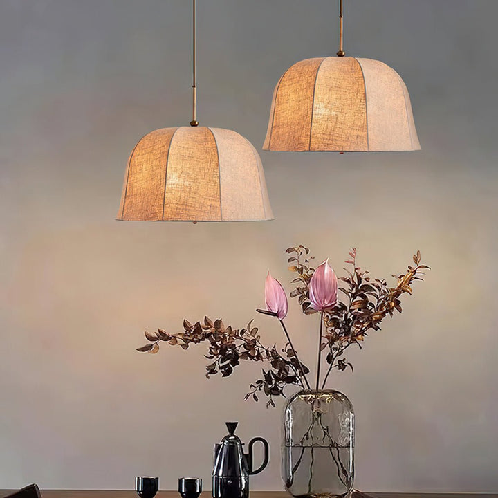 Lampa wisząca Sienna z lnu