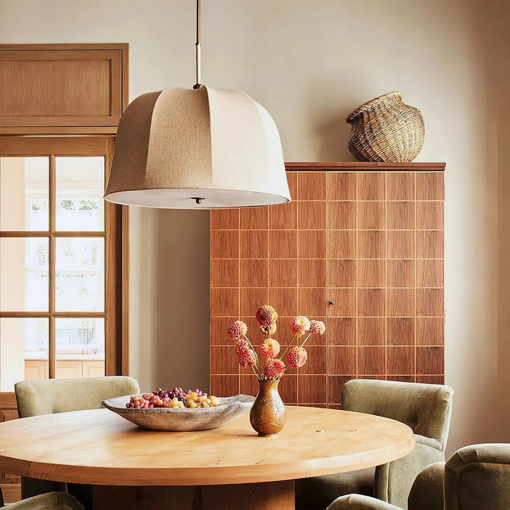 Lampa wisząca Sienna z lnu