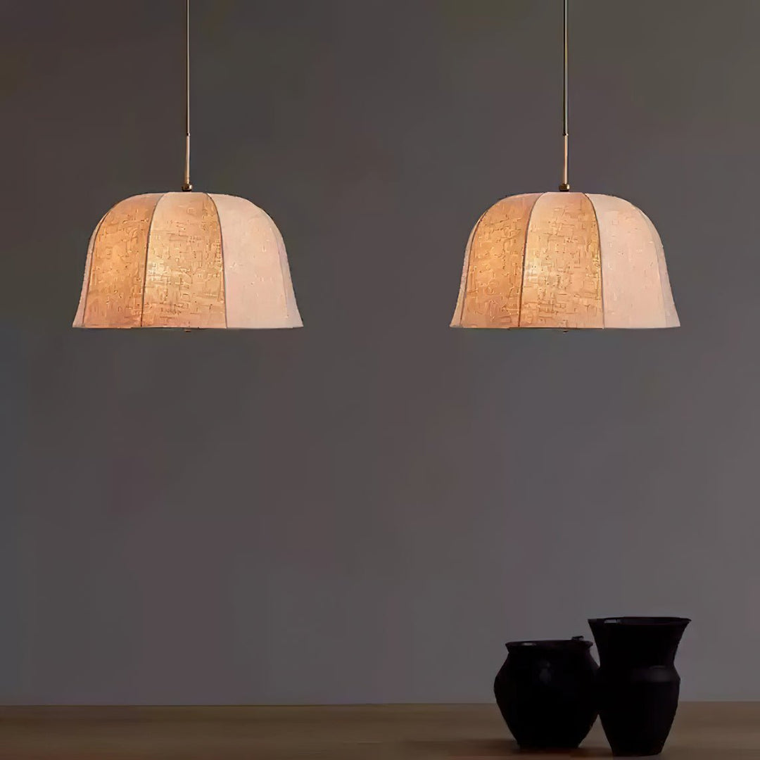 Lampa wisząca Sienna z lnu