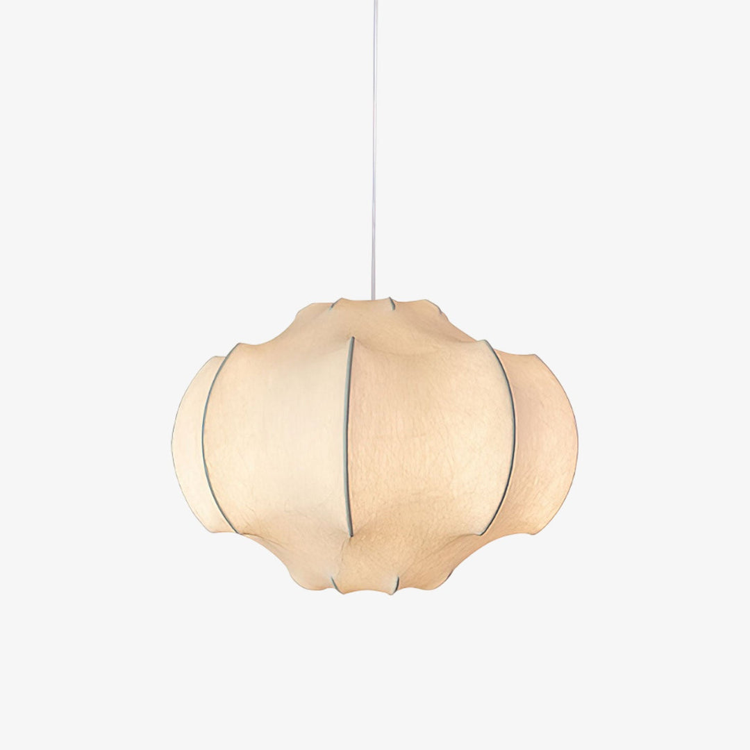 Lampa wisząca z jedwabiu Silken Lotus