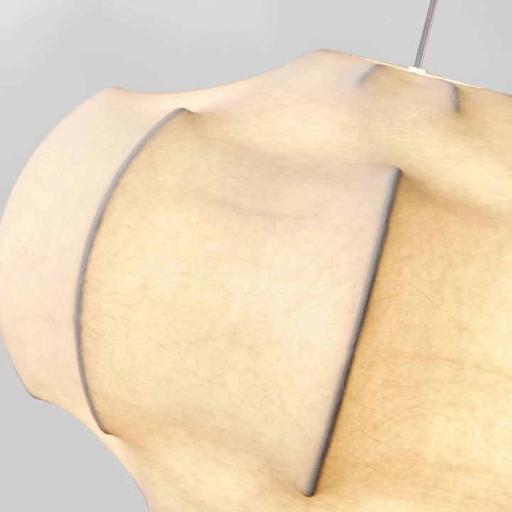 Lampa wisząca z jedwabiu Silken Lotus