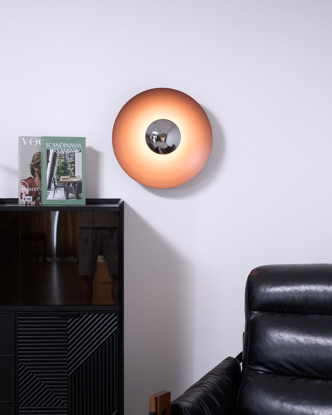 Lampa ścienna Simplicity Glow z wtyczką