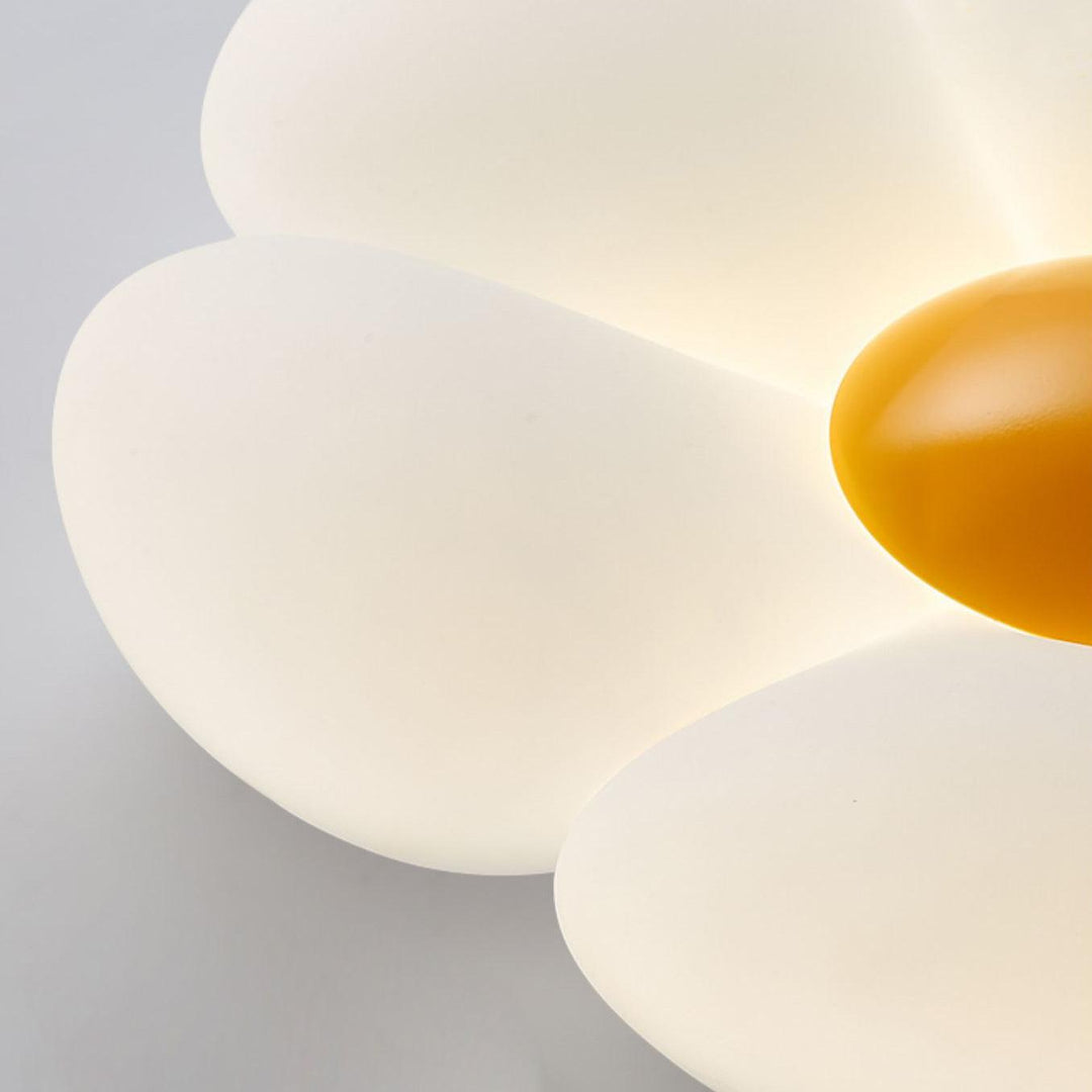 Lampa sufitowa w kształcie kwiatu z sześcioma płatkami do pokoju dziecięcego