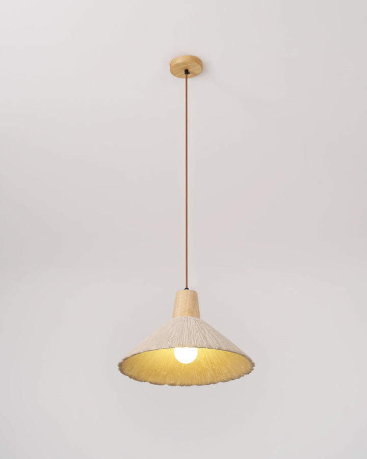 Lampa Wisząca Z Betonu Z Faldami