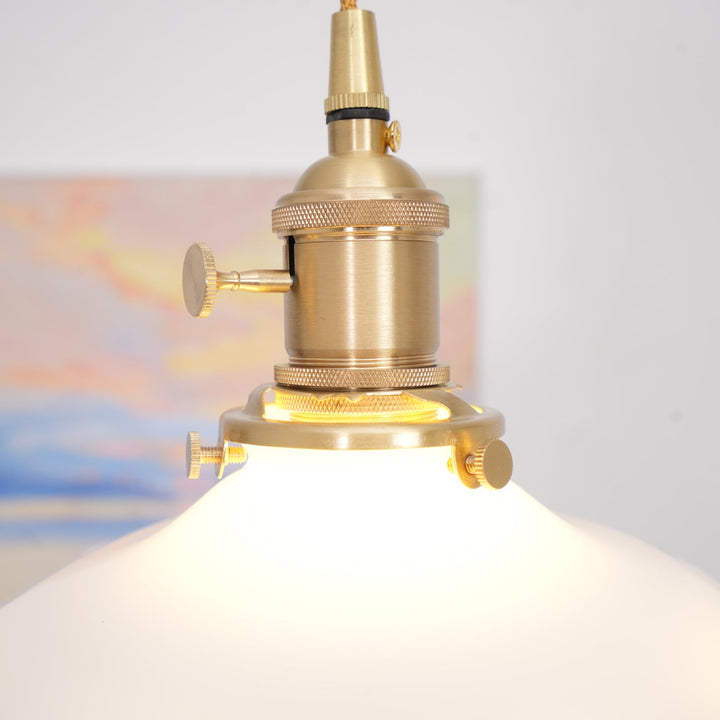 Mała Lampa Wisząca z Kwiatowym Wzorem