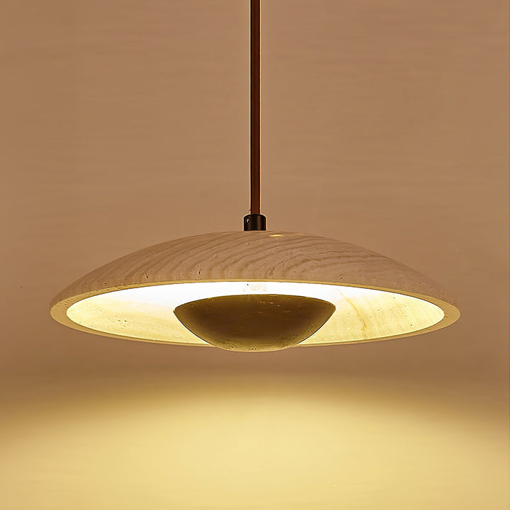 Lampa Wisząca Solara z Drewna