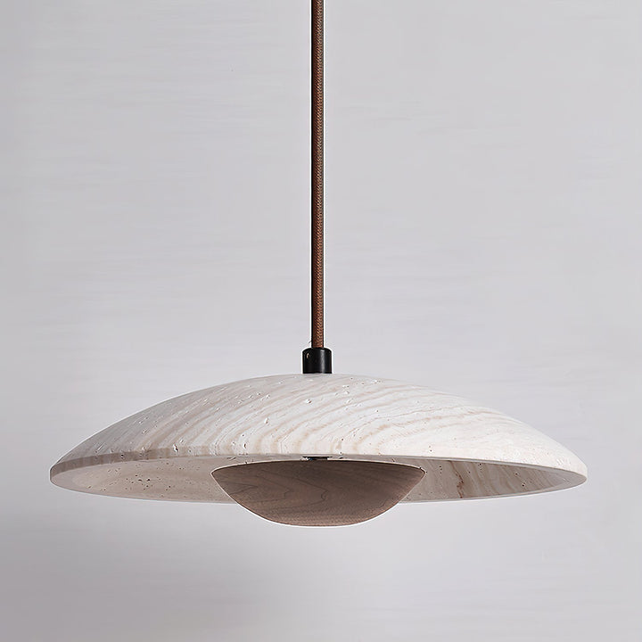 Lampa Wisząca Solara z Drewna