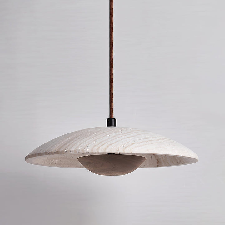 Lampa Wisząca Solara z Drewna