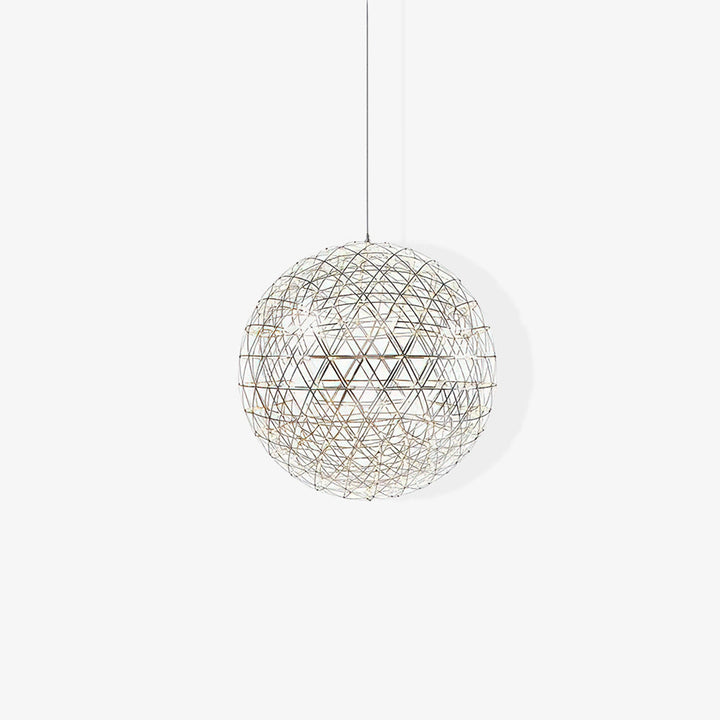 Srebrna Lampa Wisząca Spark Ball