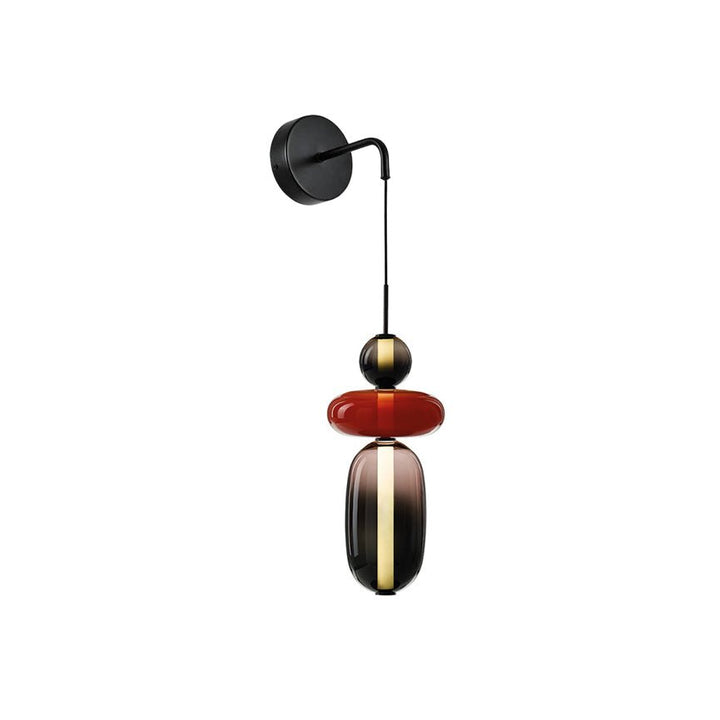 Lampa Ścienna z Kandyzowanego Szkła