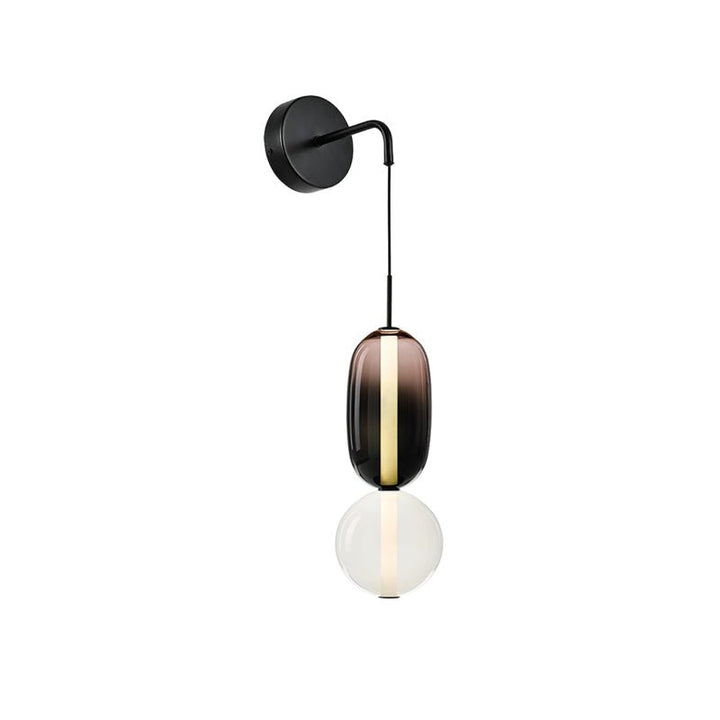 Lampa Ścienna z Kandyzowanego Szkła
