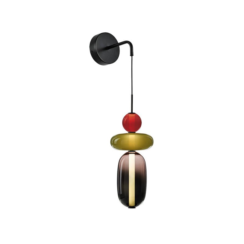 Lampa Ścienna z Kandyzowanego Szkła