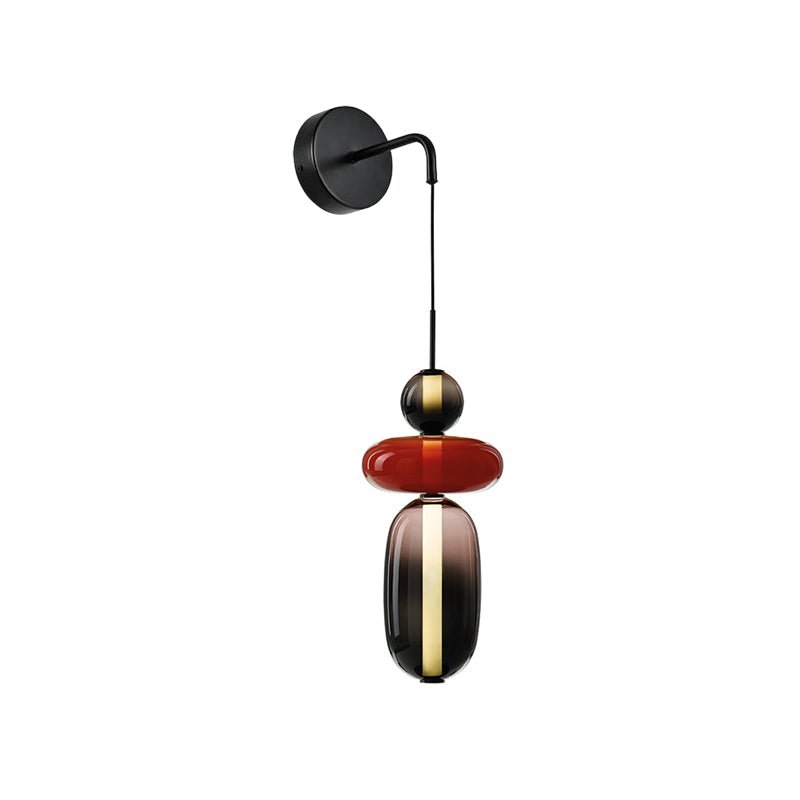 Lampa Ścienna z Kandyzowanego Szkła