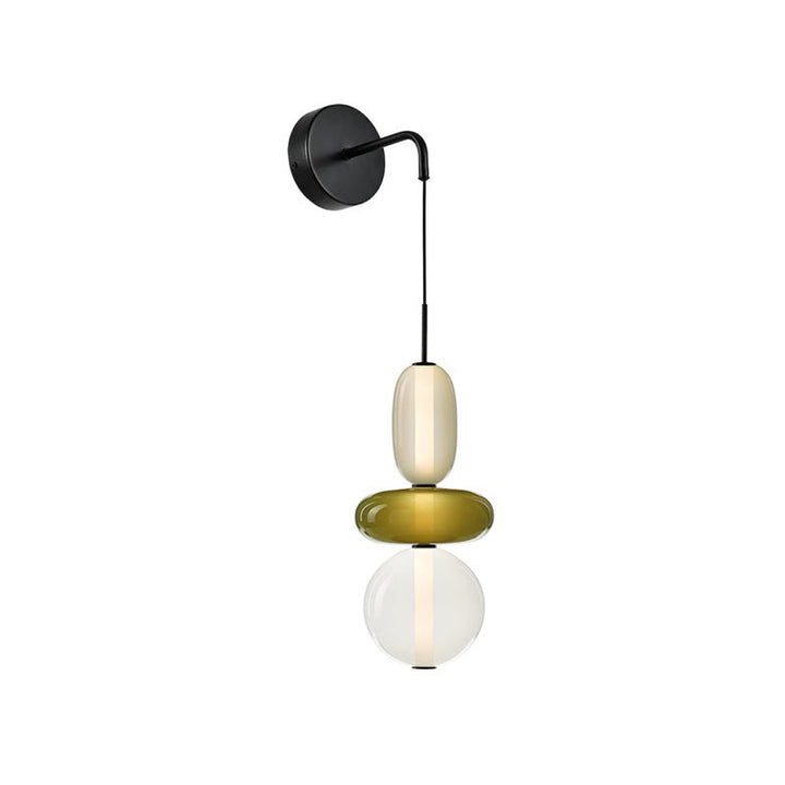 Lampa Ścienna z Kandyzowanego Szkła