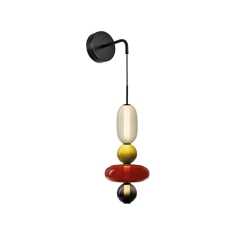 Lampa Ścienna z Kandyzowanego Szkła