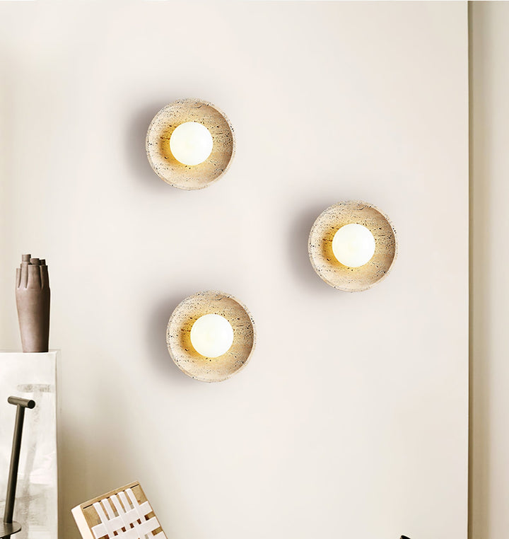 Lampa Ścienna Stone Eclipse z wtyczką