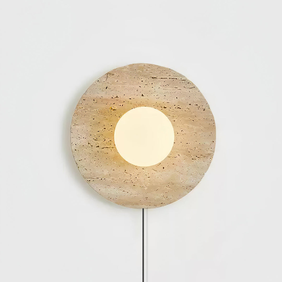 Lampa Ścienna Stone Eclipse z wtyczką