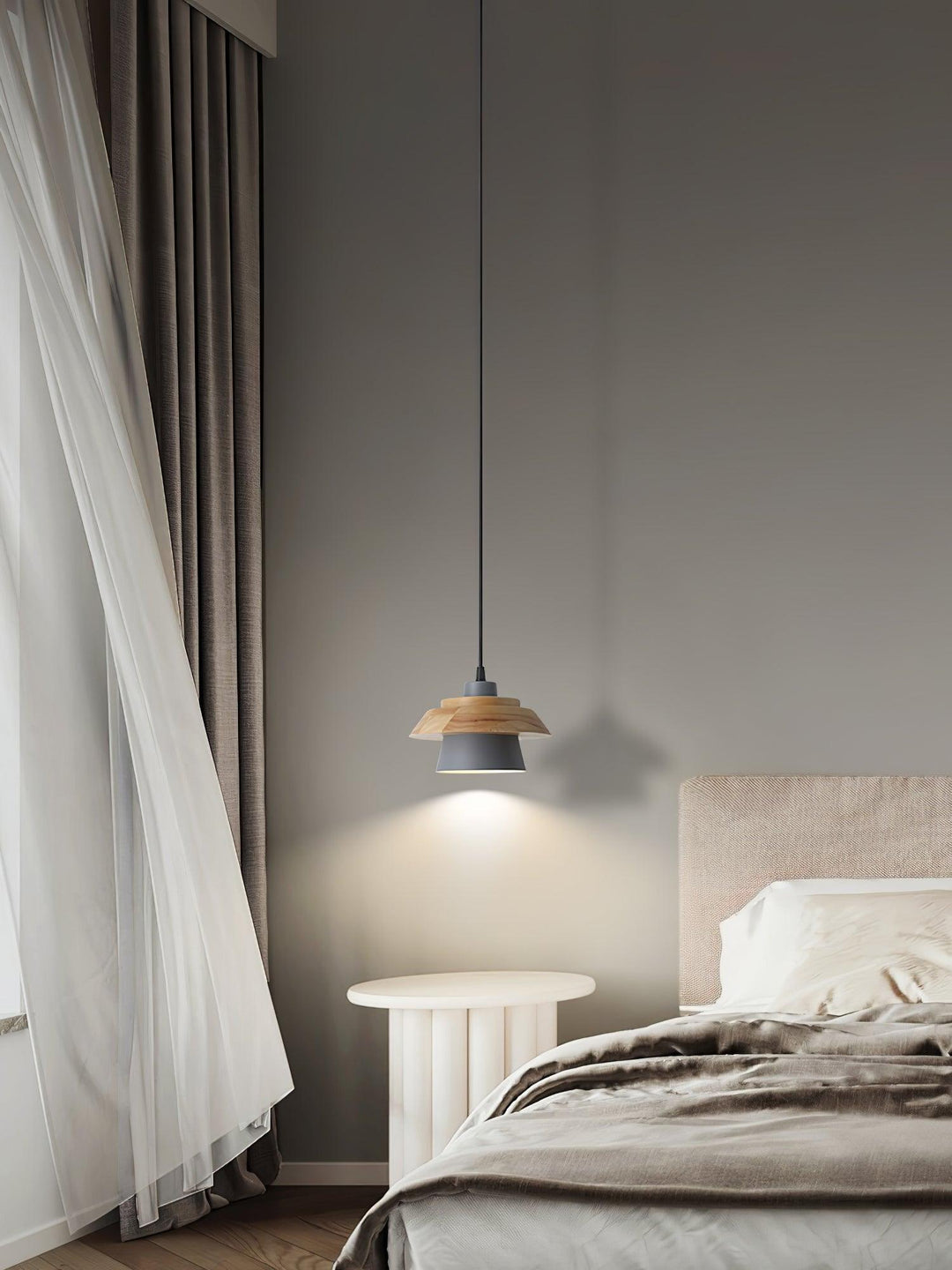 Lampa wisząca Stone Wood