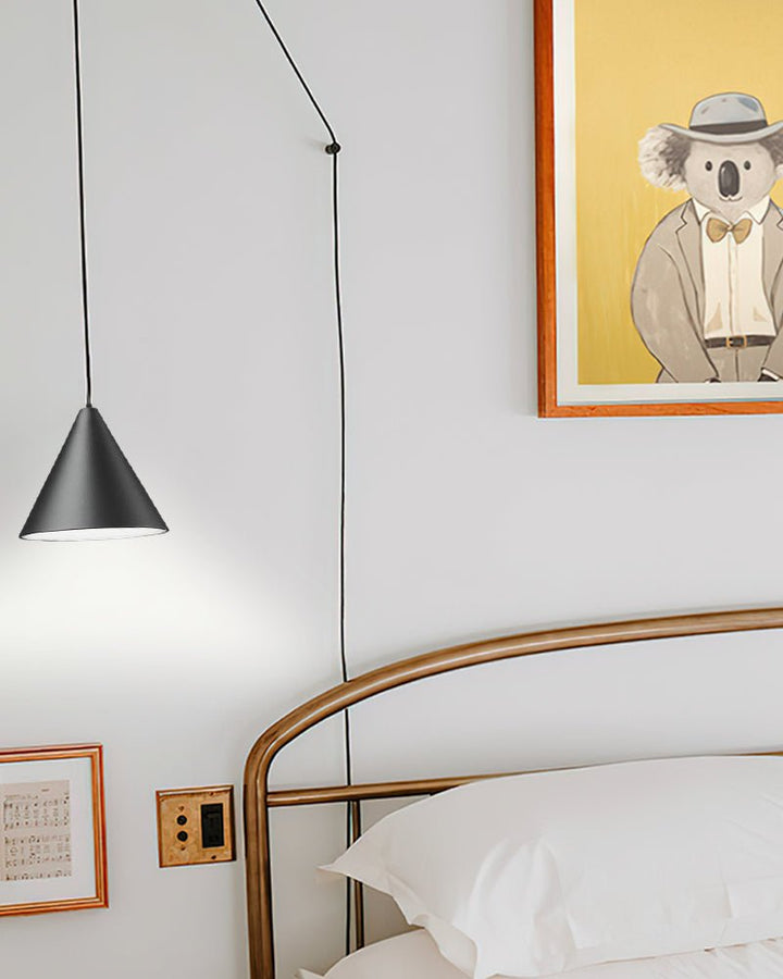 Lampy String z przewodem zawieszanym na hakach