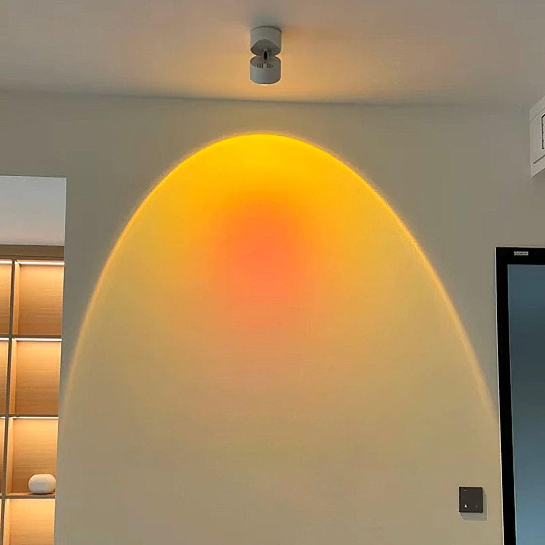 Regulowana Lampa LED w Stylu Zachodu Słońca