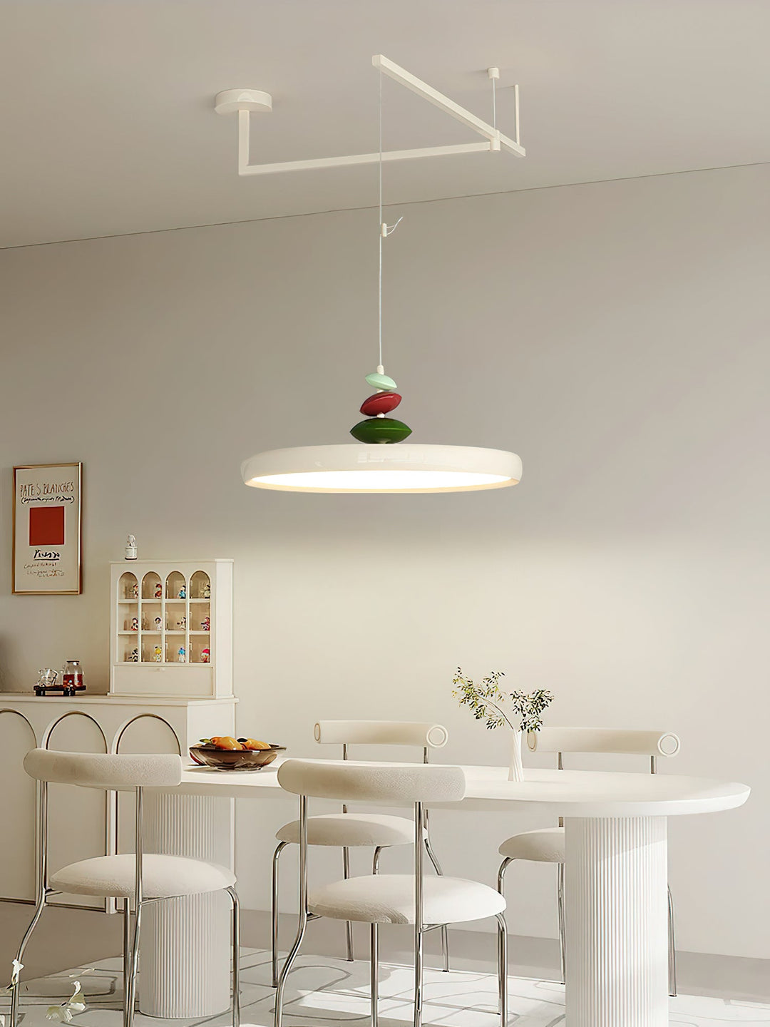 Lampa Wisząca z Kamiennym Ramieniem