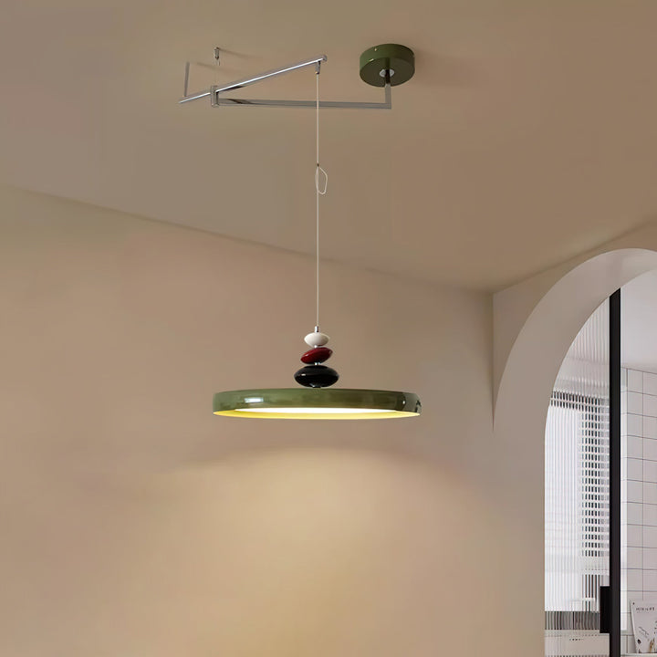 Lampa Wisząca z Kamiennym Ramieniem