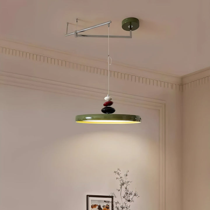 Lampa Wisząca z Kamiennym Ramieniem