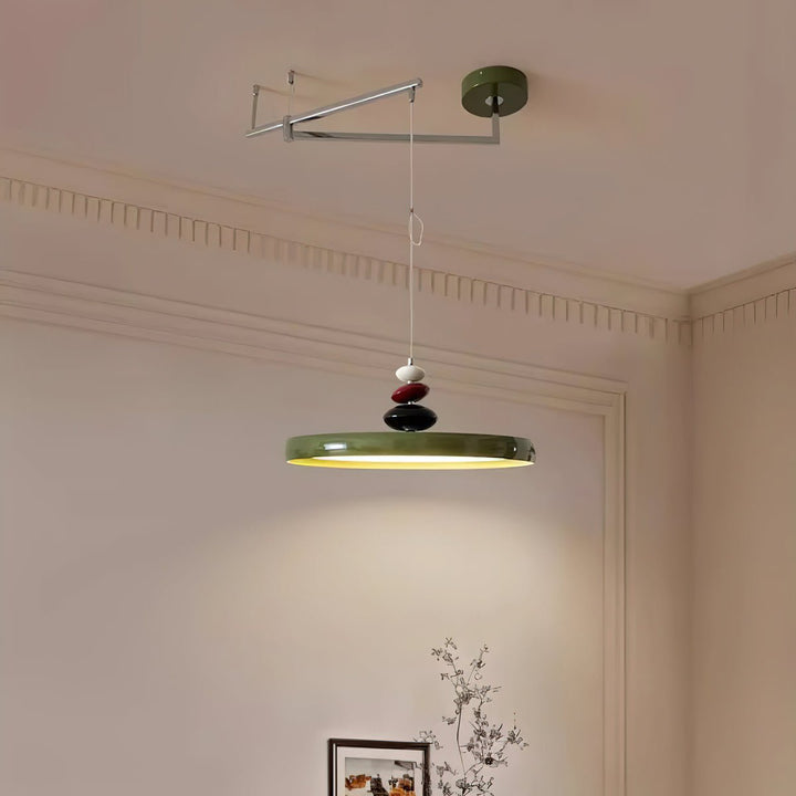 Lampa Wisząca z Kamiennym Ramieniem