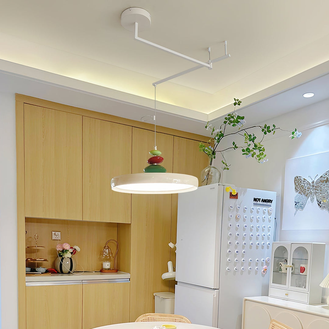 Lampa Wisząca z Kamiennym Ramieniem