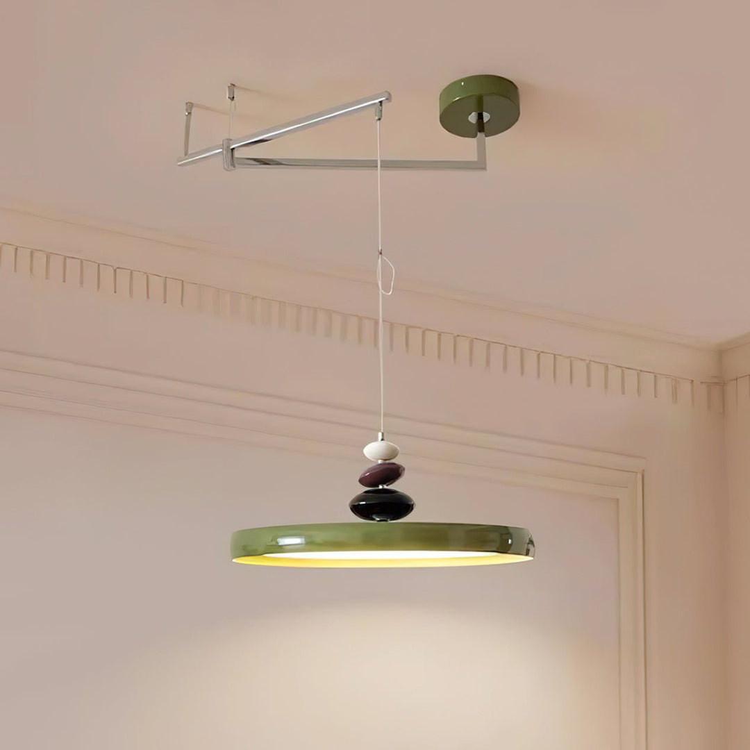 Lampa Wisząca z Kamiennym Ramieniem