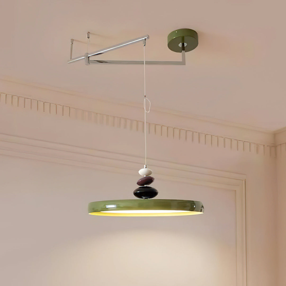 Lampa Wisząca z Kamiennym Ramieniem
