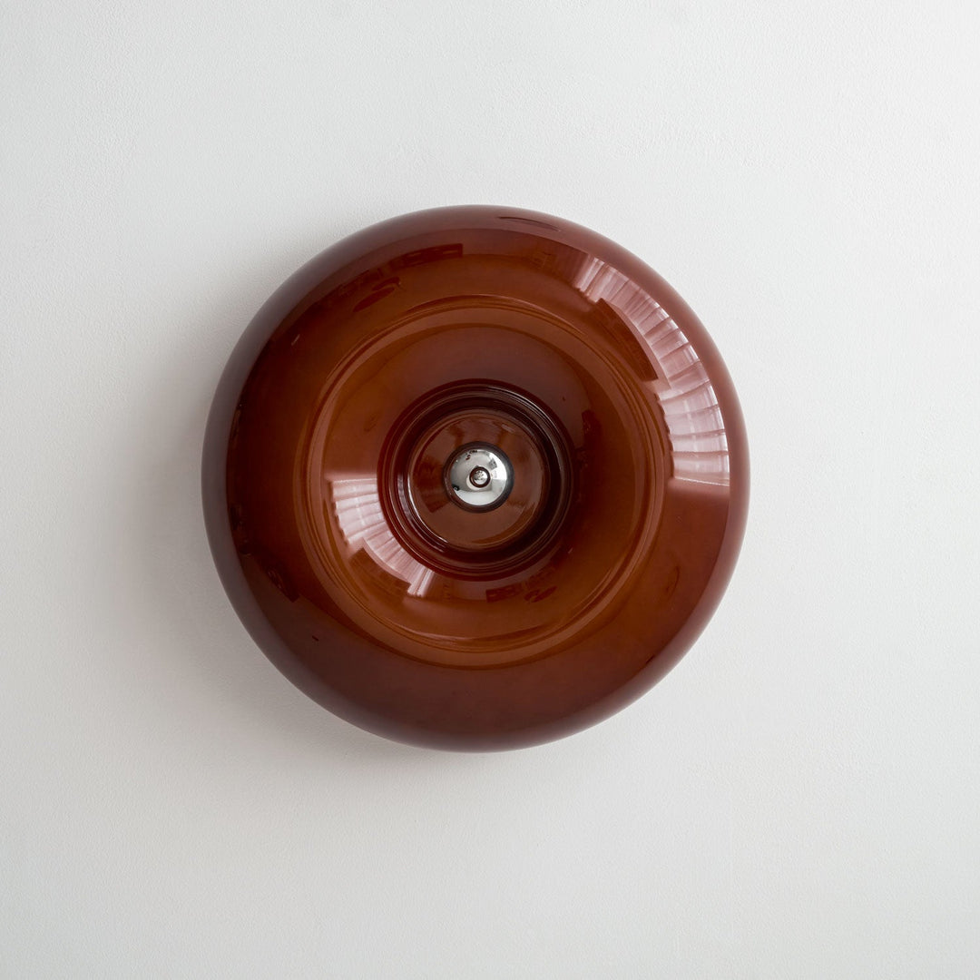 Szklana lampa sufitowa Swirl