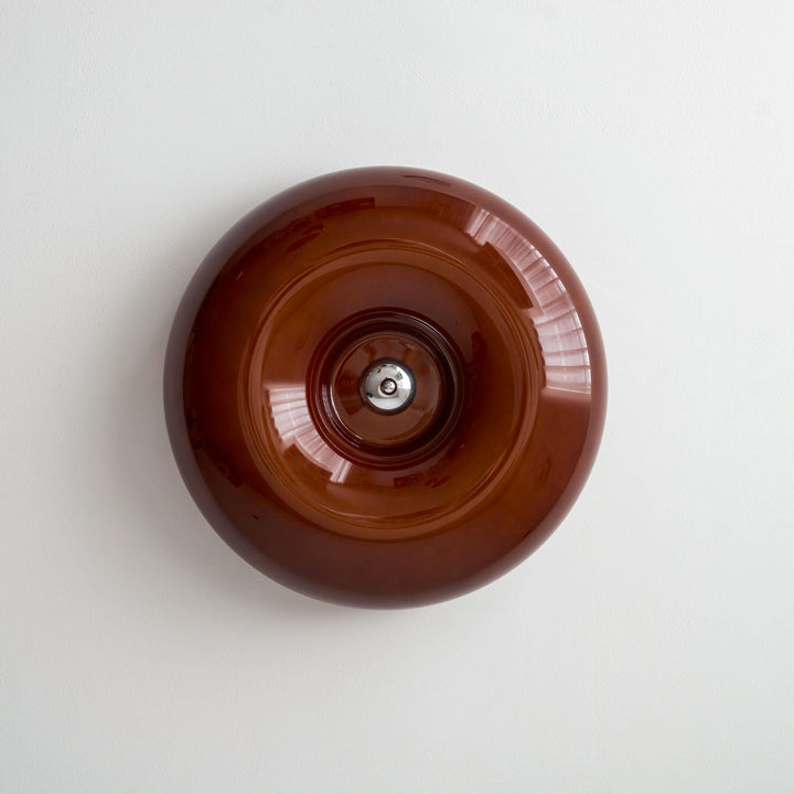Szklana lampa sufitowa Swirl