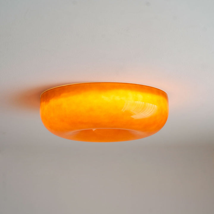 Szklana lampa sufitowa Swirl