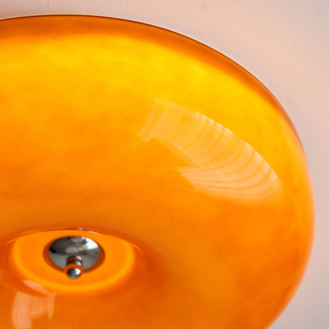 Szklana lampa sufitowa Swirl