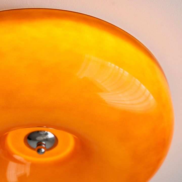 Szklana lampa sufitowa Swirl