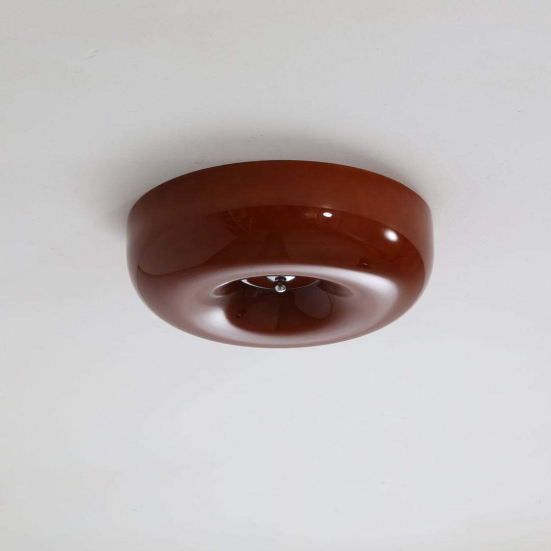 Szklana lampa sufitowa Swirl