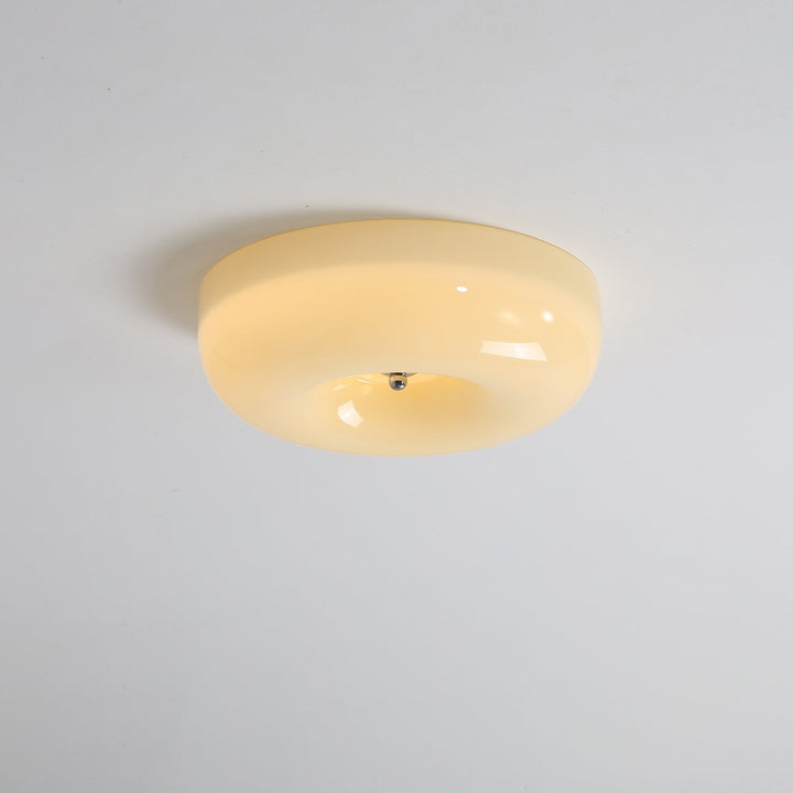 Szklana lampa sufitowa Swirl