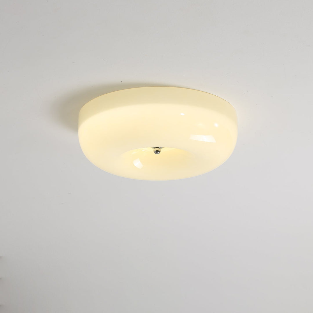 Szklana lampa sufitowa Swirl