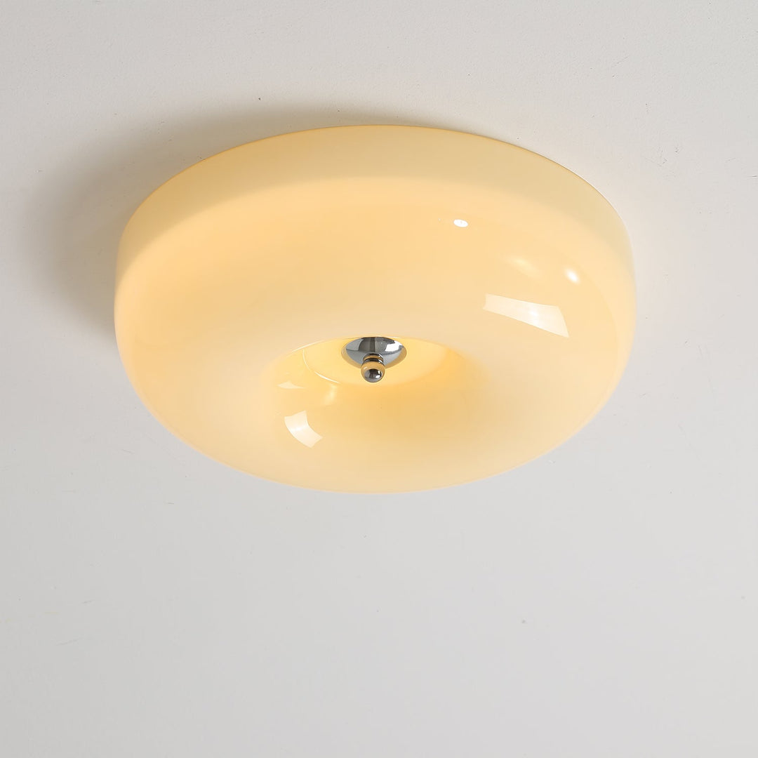 Szklana lampa sufitowa Swirl