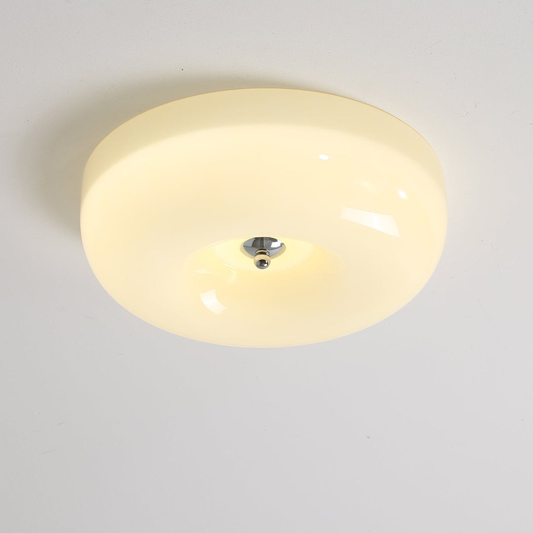 Szklana lampa sufitowa Swirl